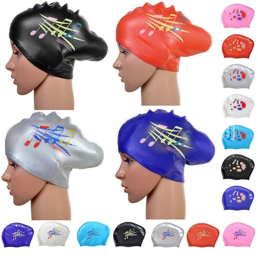 Swimming Cap for Long Hair Glossy-Too