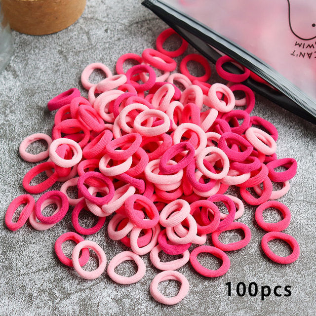 Kids Small Hair Bands pink