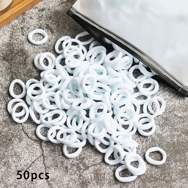 Kids Small Hair Bands white