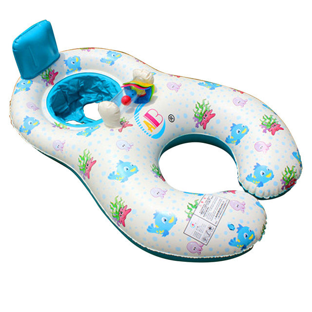 Baby Inflatable Pool Float with Sunshade Glossy-too