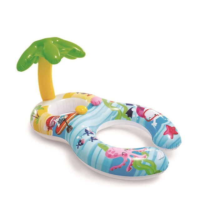 Baby Inflatable Pool Float with Sunshade Glossy-too